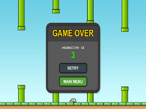 Flappy Bird 2D game